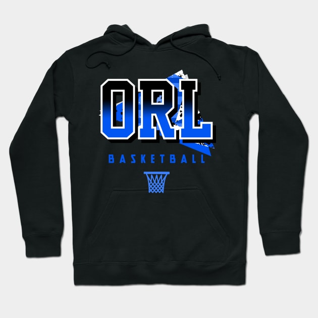 Retro Orlando Basketball Hoodie by funandgames